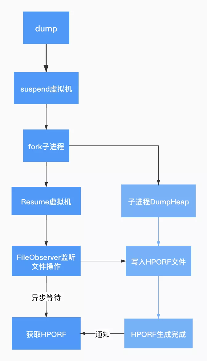 子进程Dump内存流程图